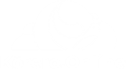 Kōrero.Online logo A stylised kereru flying in the couds